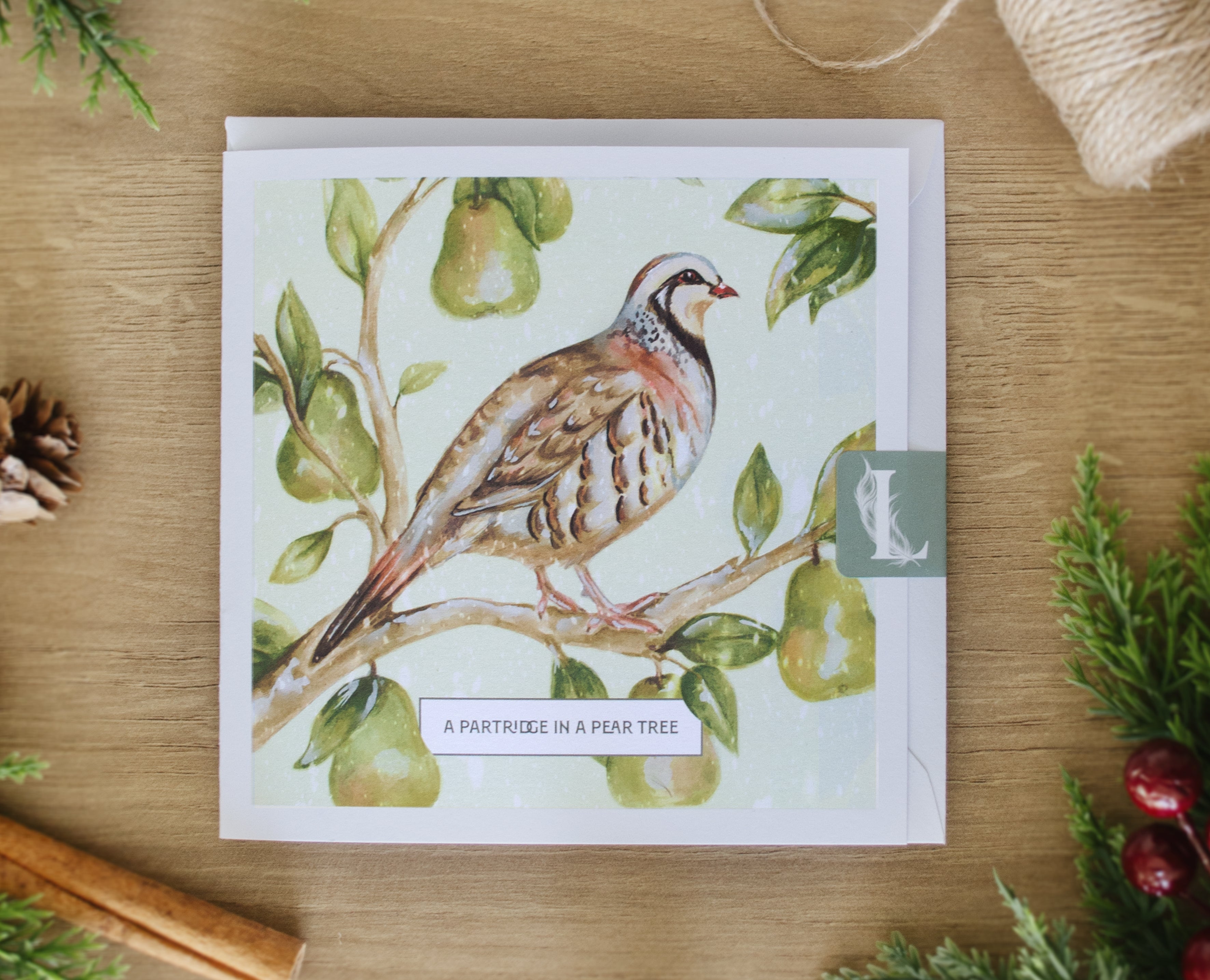 Christmas Card | Partridge in a Pear Tree