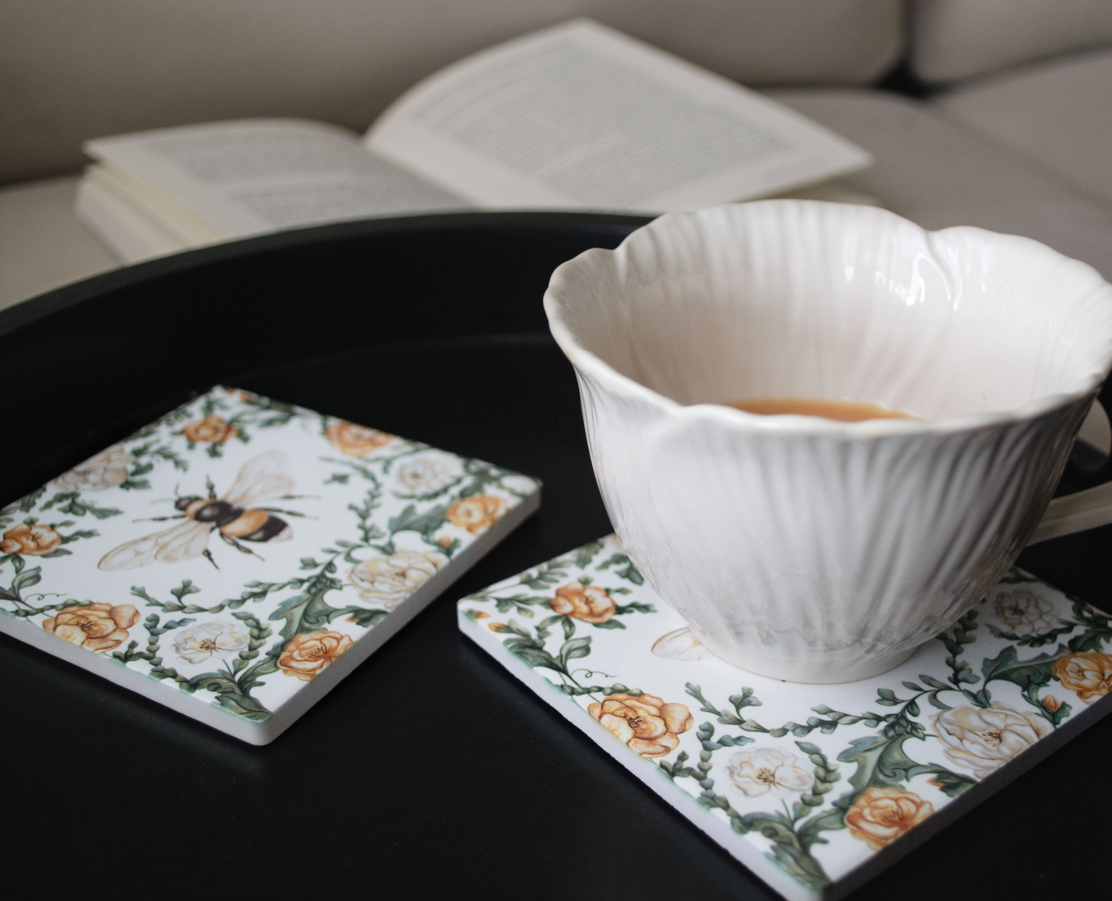 Bee Ceramic Coaster