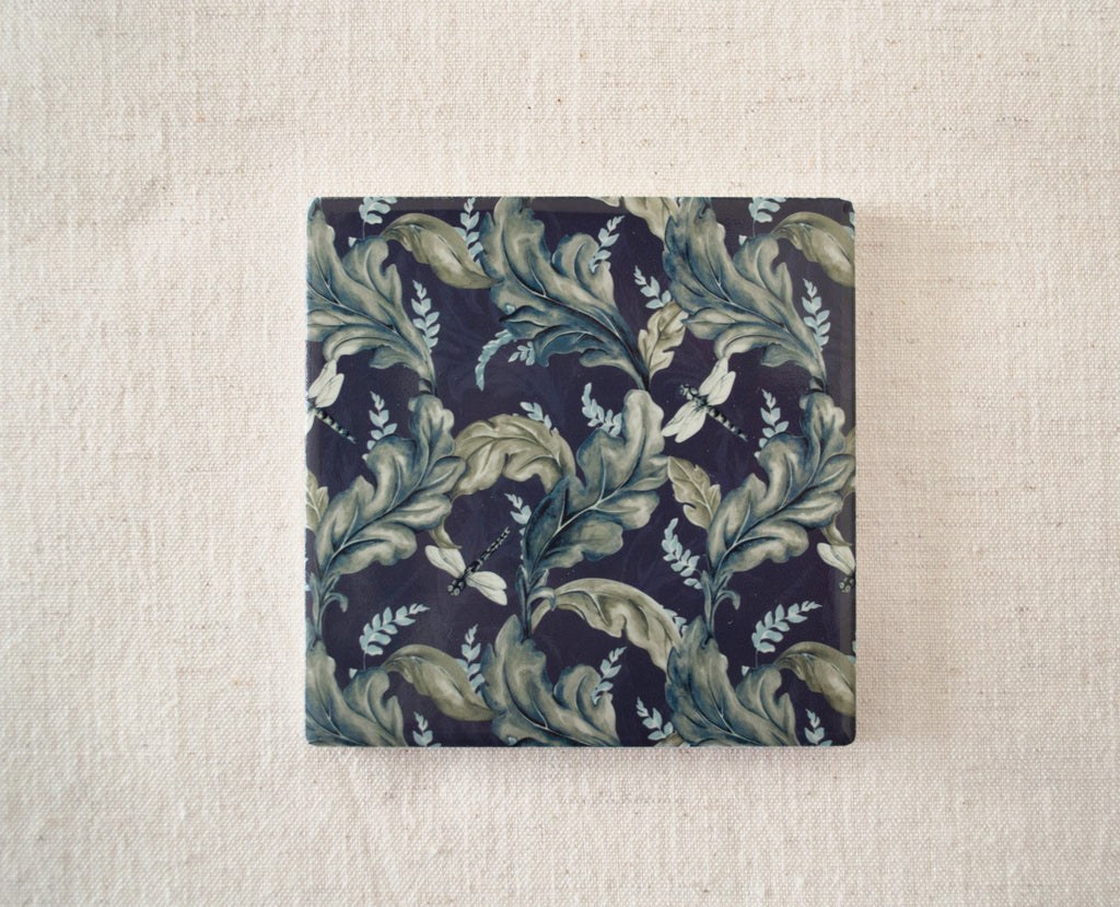 Dragonfly Ceramic Coaster
