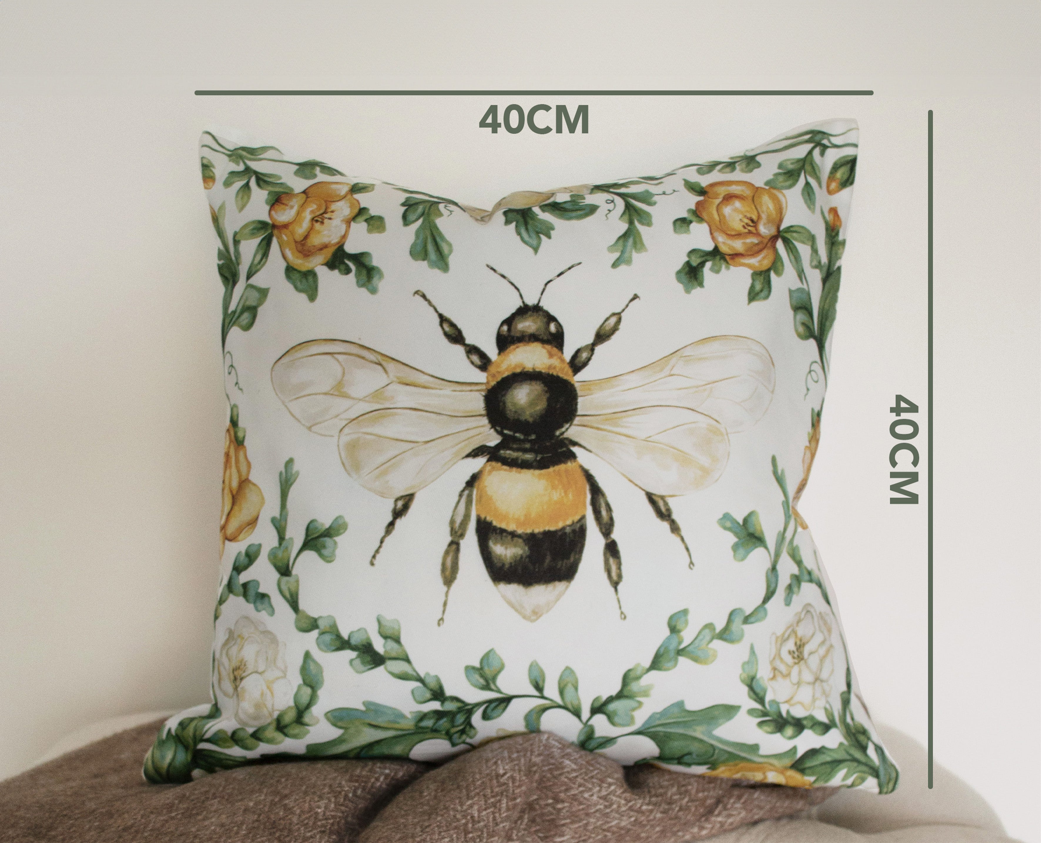 Bee Cushion Cover