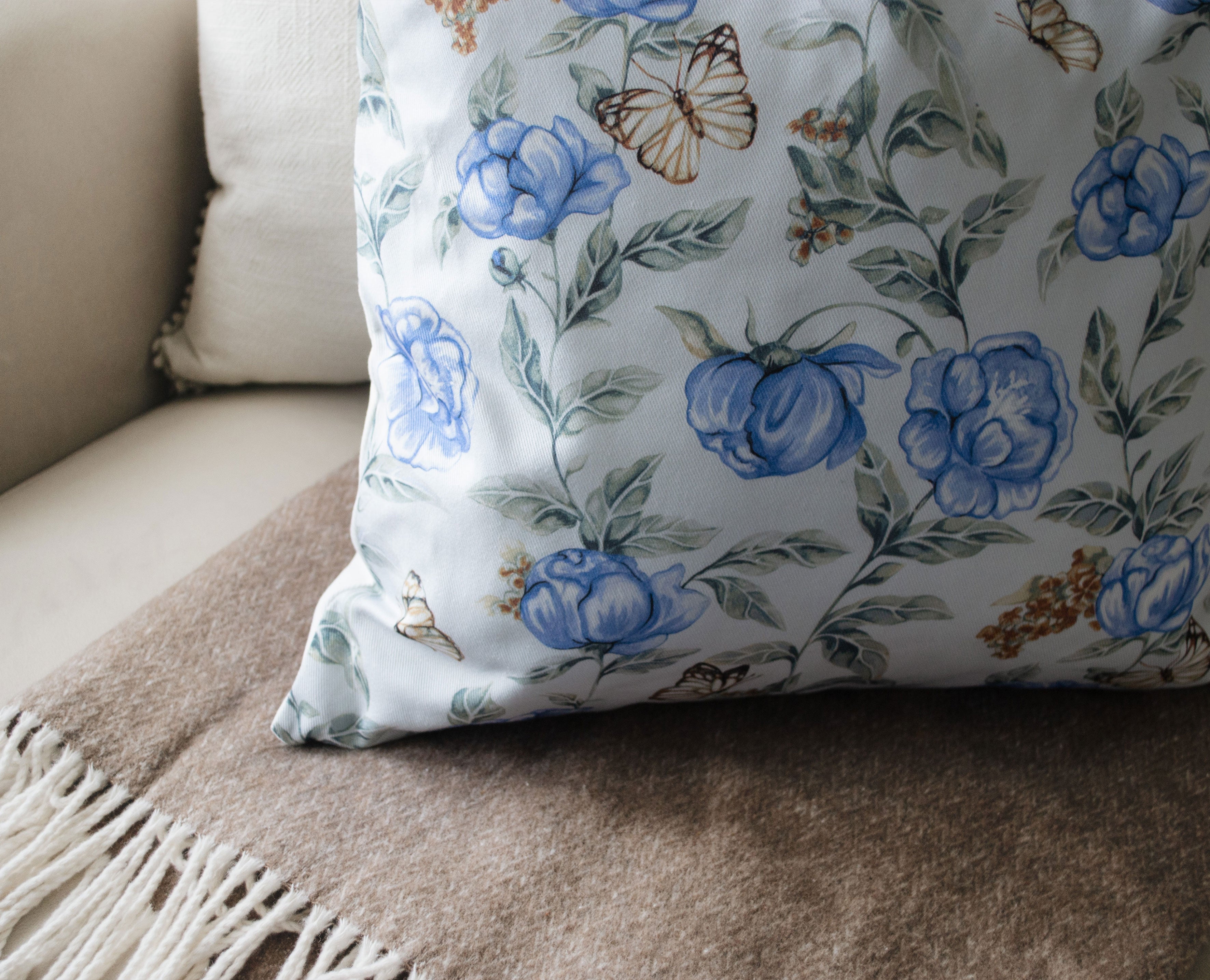 Butterfly Cushion Cover | 100% Cotton