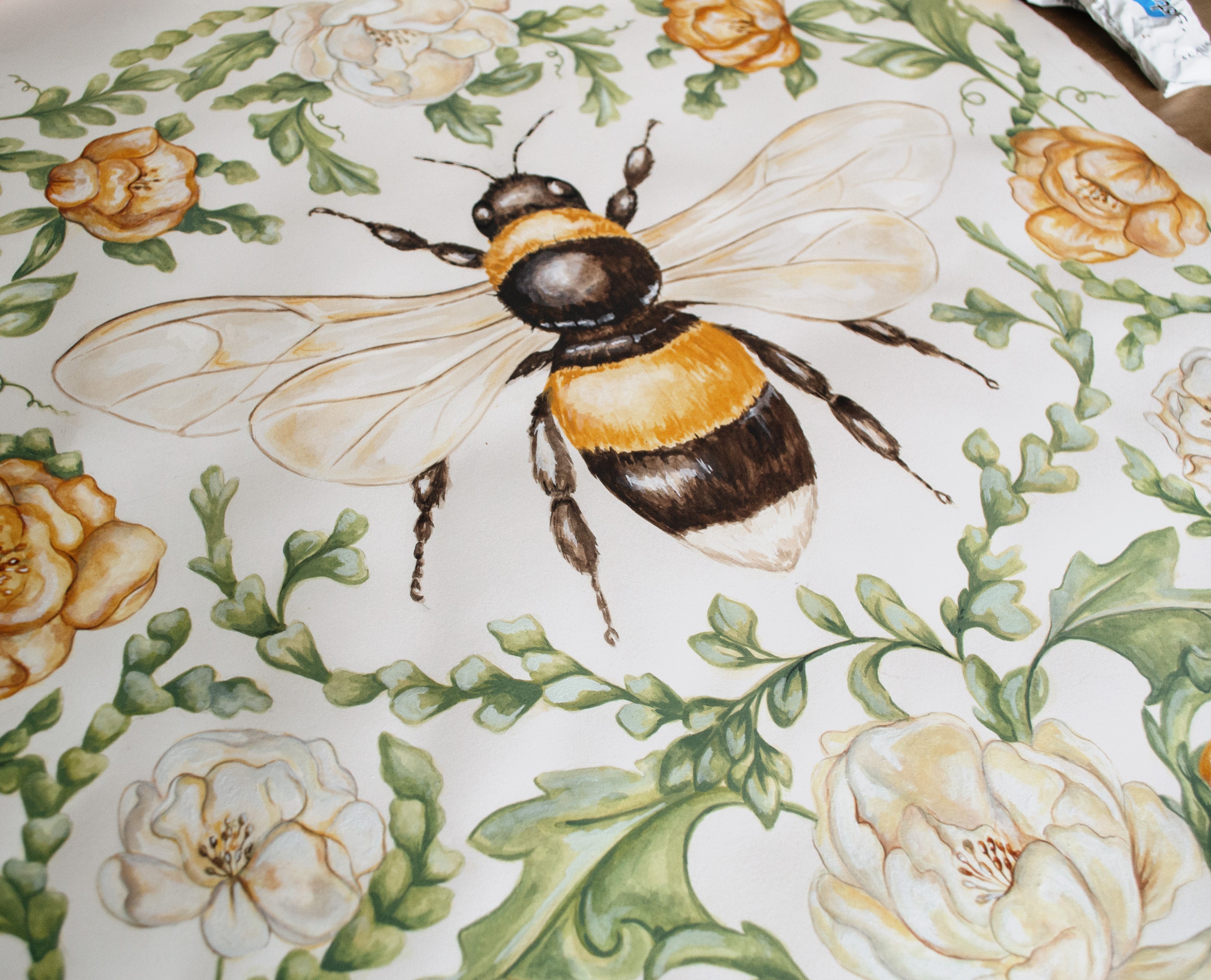 Bee Cushion Cover